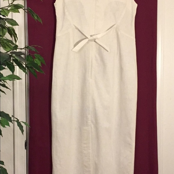 NWOT 💗V-neck  V-back summer fitted dress - Picture 3 of 8